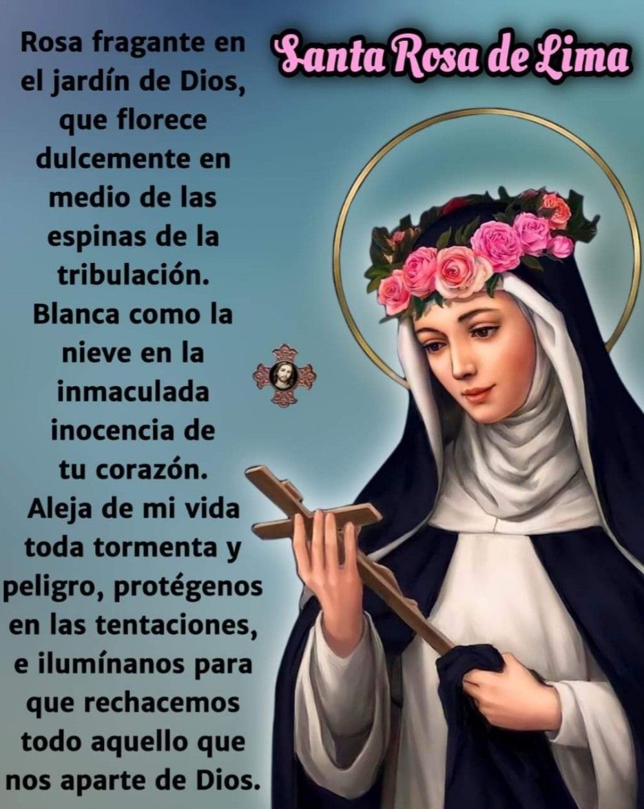Divina Misericordia - 30 De Agosto Santa Rosa De Lima