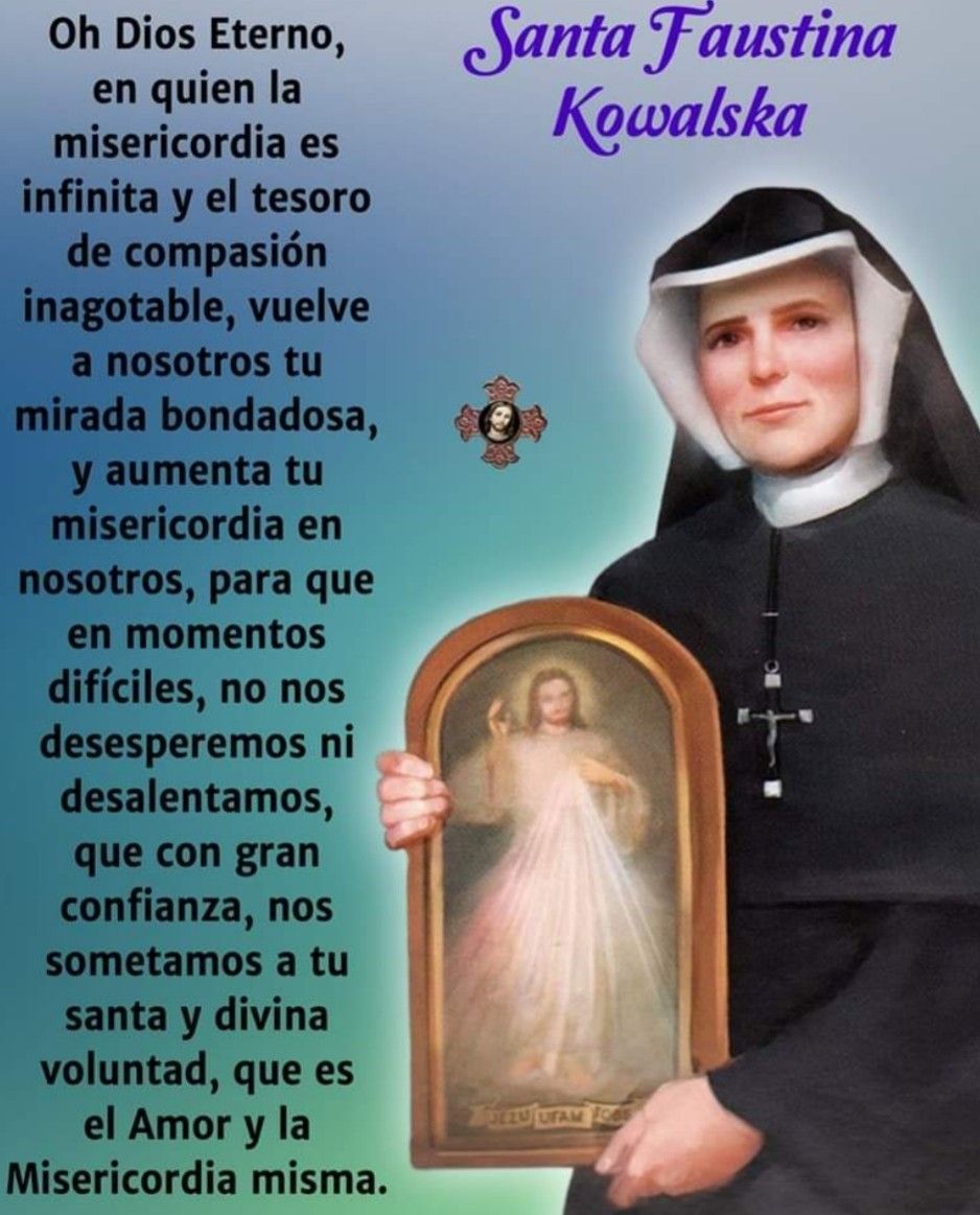 Divina Misericordia - 5 De Octubre Santa Faustina Kowalska 3