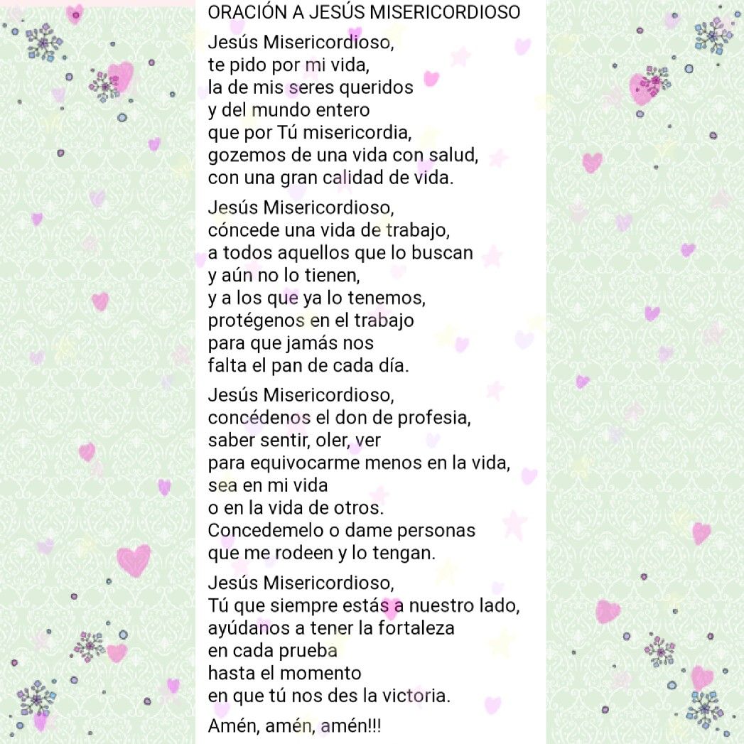 Divina Misericordia - Todo Lo Que Pidamos A Tu Misericordia Nada Nos Sera Negadofe 2