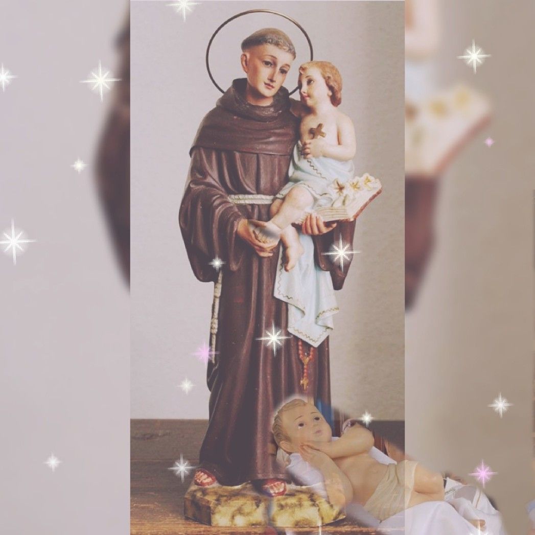 San Antonio de Padua - Feliz Dia San Antonio A Quien El Divino Nino Jesus Amo Y Hon