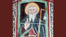 San Columbano, abad — imagen del santoral