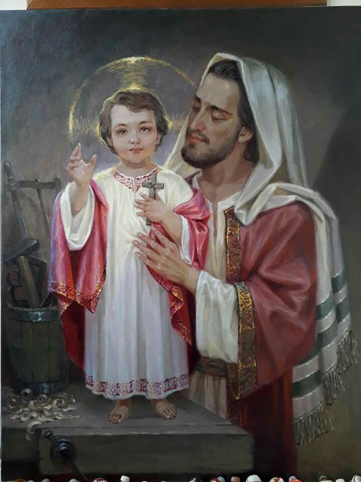 San José - Jesus Crece Obediente Y Alegre Con Santa Maria Y San Jose 1