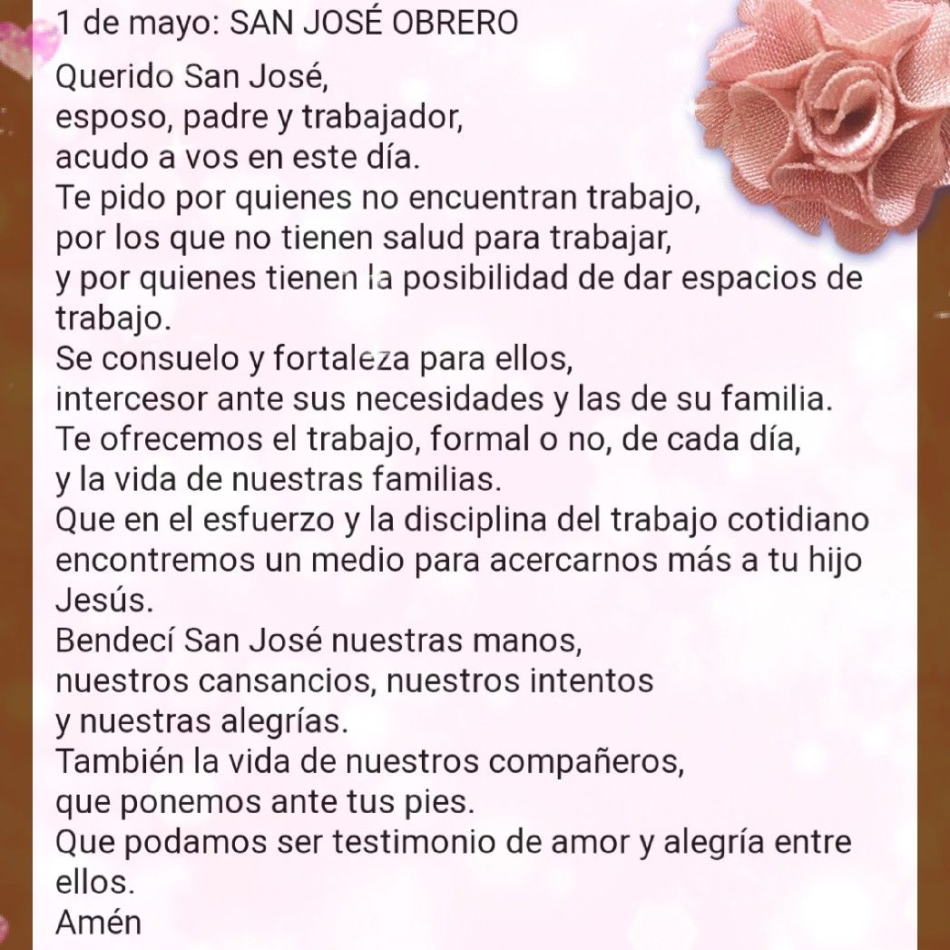 San José - Oh Glorioso Patriarcabendito San Jose Que No Hara Dios Por S 1