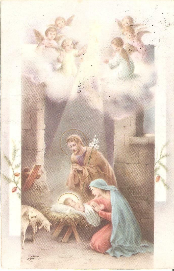 San José - Postcard Italy Buon Natale 1949 212 Postcard Italy Buon Nata