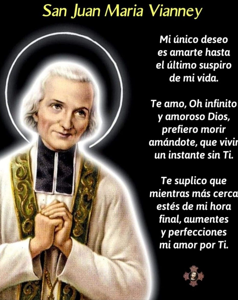 San Juan María Vianney - Te Amooh Infinito Y Amoroso Diosprefiero Morir Amandoteque V