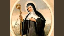San Matilde (Mechtilde), virgen — imagen del santoral