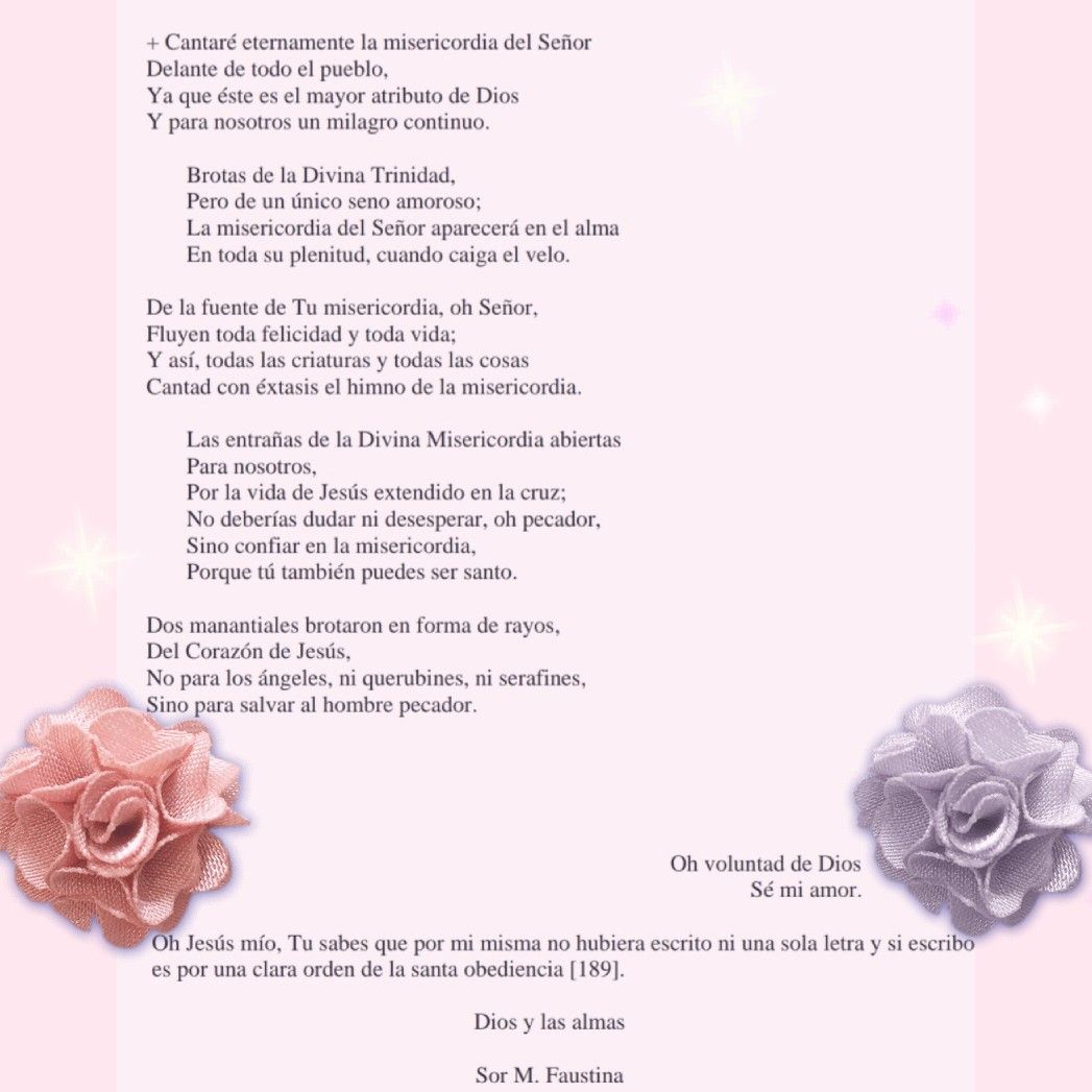 Santa Faustina - Creo En El Poder De Esos Dos Rayos Que Brotaron Como Un Mana