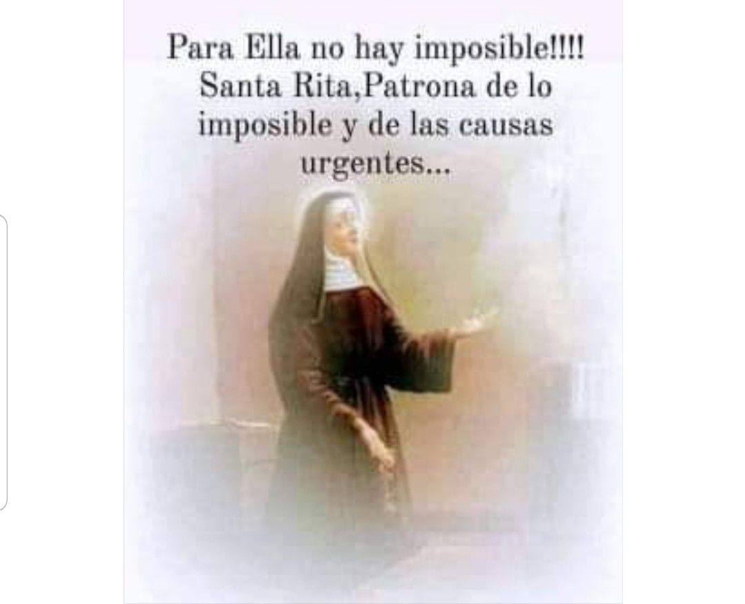 Santa Rita - Gracias Por Concedernos El Milagro Santa Rita 1