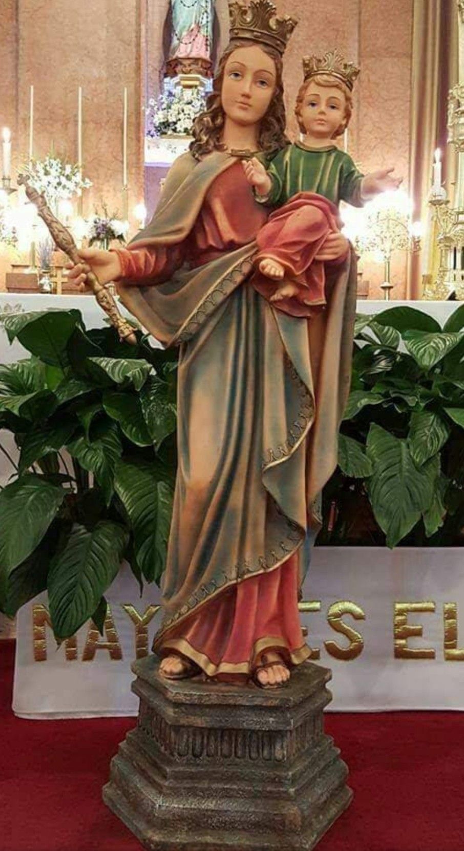 Virgen María Auxiliadora - Gracias Por Auxiliarnos Mama Te Amamos Y Te Veneramos Hoy En
